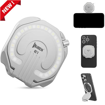 WUBEN E1 EDC Luz de selfie recarregável Luz de anel portátil